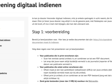 Ook je herscreening kan je voortaan digitaal indienen