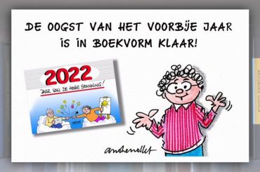 Nieuw cartoonboek van ons lid André Nollet